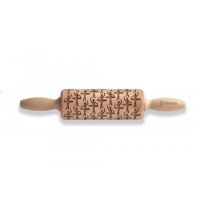 MATTARELLO IN LEGNO DECORO BALLERINA