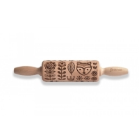 MATTARELLO IN LEGNO DECORO FOLK FINLANDIA