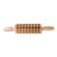 MATTARELLO IN LEGNO DECORO PIED DE POULE