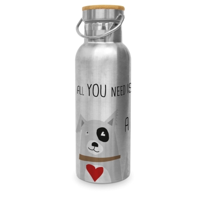 THERMIC BOTTLE - LOVE AND DOG