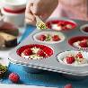 Teglia Jumbo Muffin Per 6 Muffin Giganti Diametro 9 Cm H 4,5 Cm